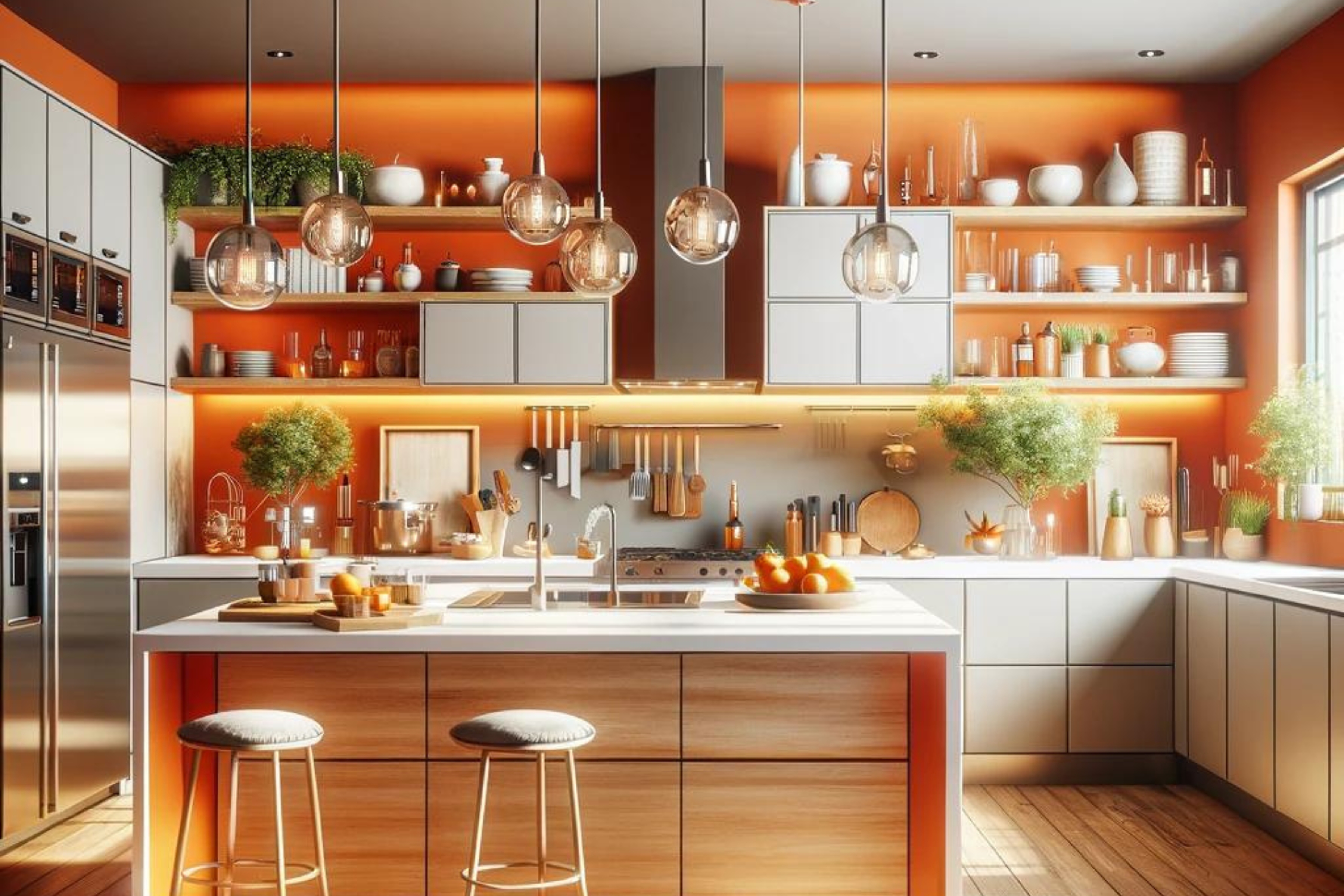 A hálószoba nem az egyetlen tér otthonunkban: a konyha és a többi helyiség színeit is érdemes jól meggondolni. 